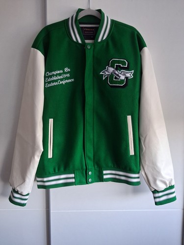College jacke lederärmel m - jacke,