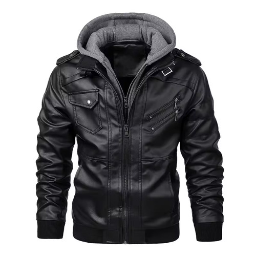 Herren lederjacke mit - herren,