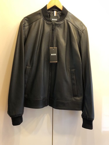 Lederjacke von boss neu - lederjacke,