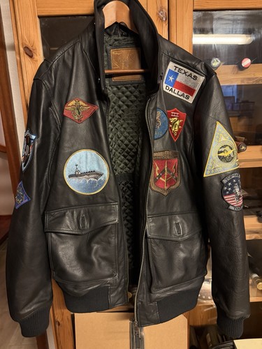 Top gun lederjacke - gun, xl