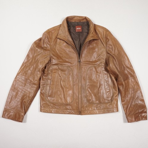Boss herren lederjacke 52 - boss,