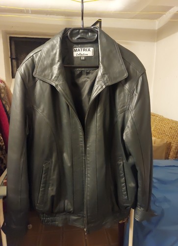 Lamm leder jacke - leder, herren