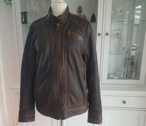 Biker lederjacke herren 52 - biker, gr.