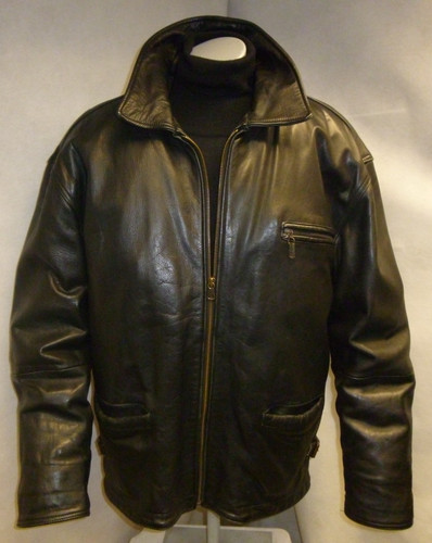 Schwere retro lederjacke - schwere,