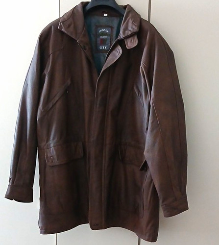 Smooth city herren lederjacke - herren,