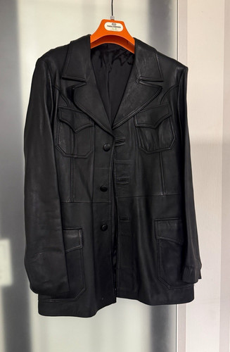 Herren lederjacke schwarz - herren,