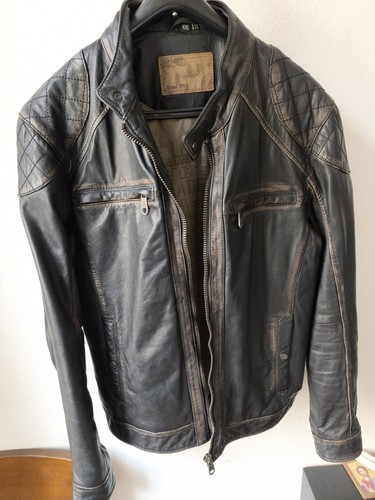 Oakwood biker jacke echt leder