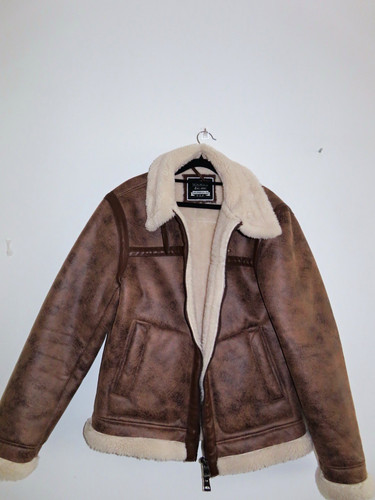 Guess herren leder bomberjacke - leder,