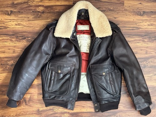 Redskins b32 lederjacke braun - b32,