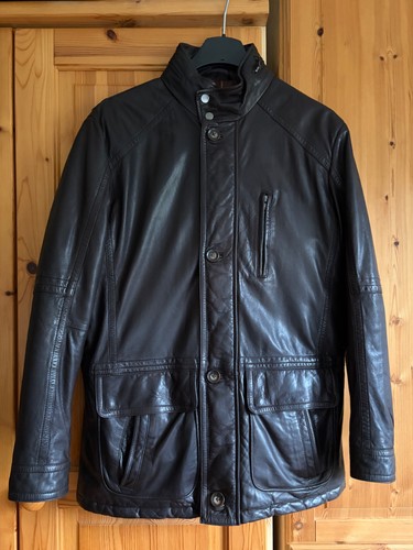 Neuwertige lederjacke braun - lederjacke,,