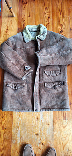 Closed herren lederjacke braun - closed,