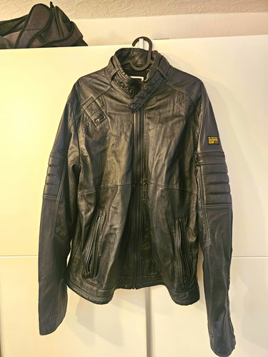 Star lederjacke schwarz - g-star,