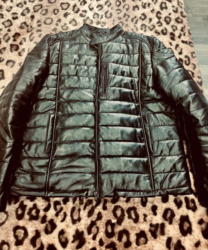 Lederjacke gesteppt herren xxl - lederjacke,