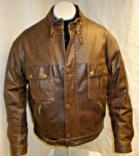 Vintage biker lederjacke - vintage,