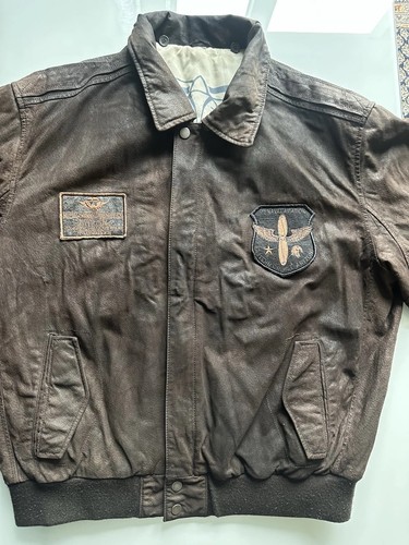 Vintage david moore - moore, lederjacke