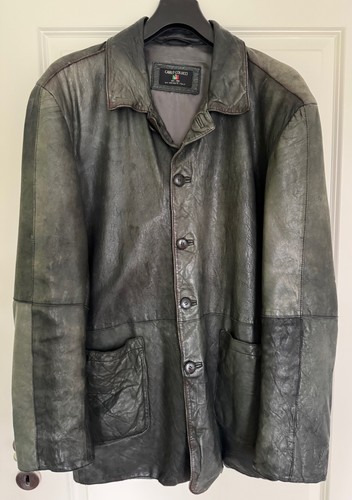 Vintage lederjacke herren von - lederjacke,