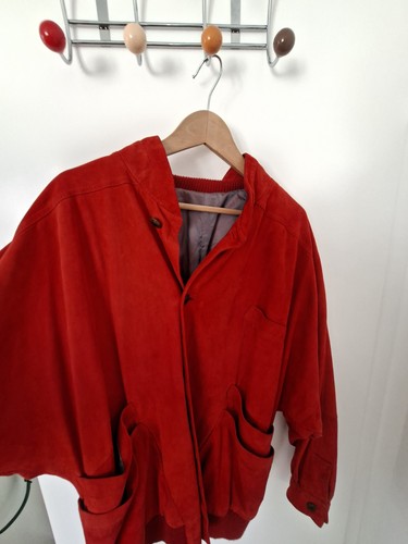 Herrenjacke blouson ferrarirot - herrenjacke,